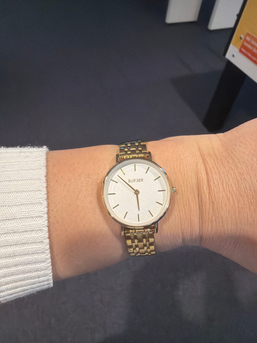 Customer photo review of Ruby Petite Gold White