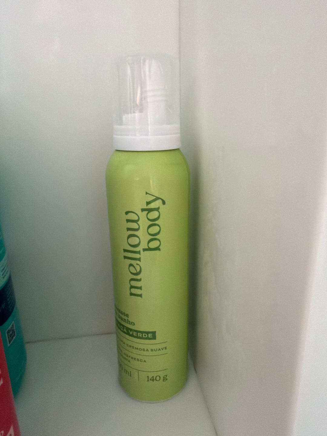 Customer photo review of Mellow Mousse Maçã Verde