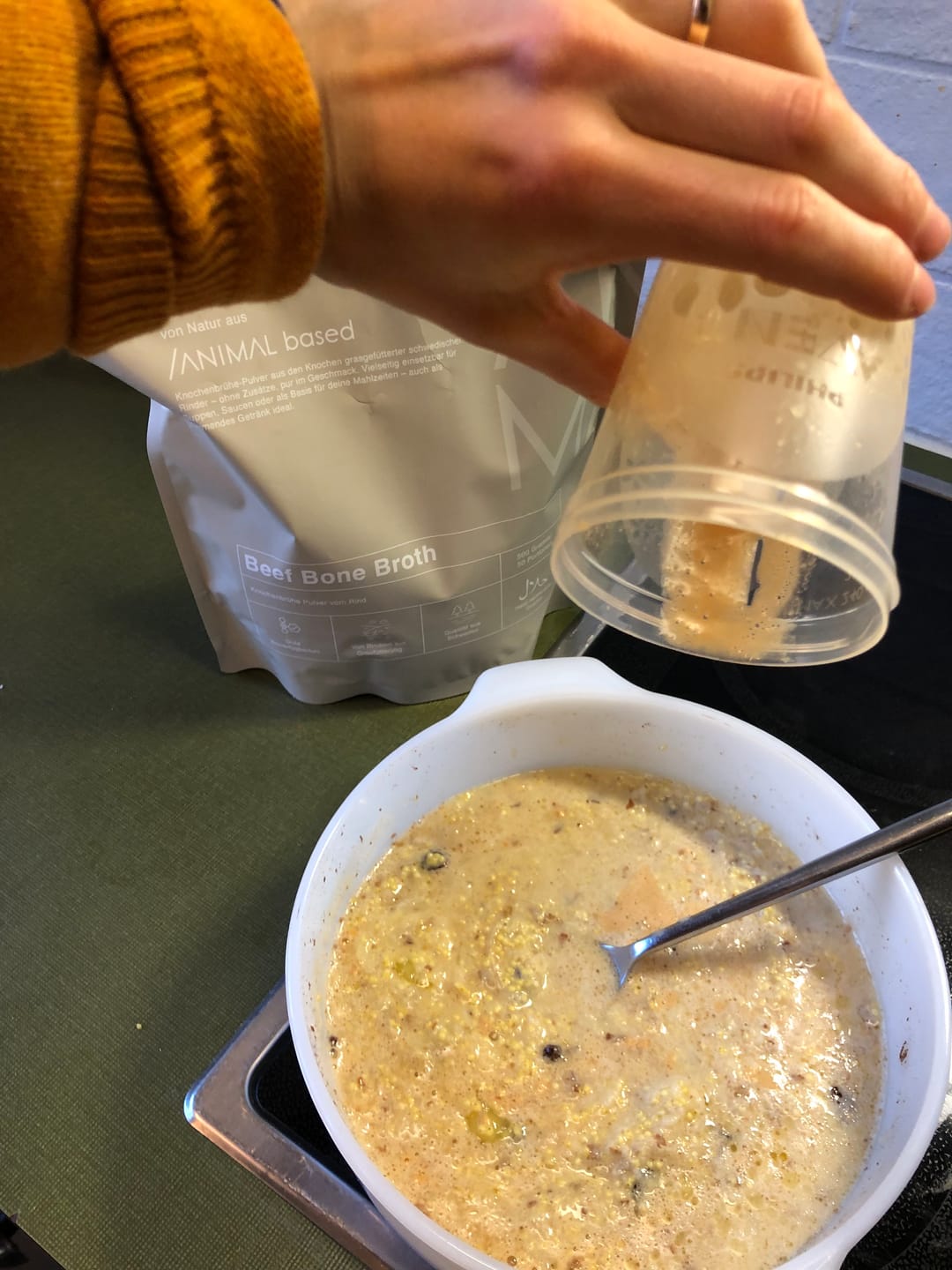 Customer photo review of Knochenbrühe Pulver 500g