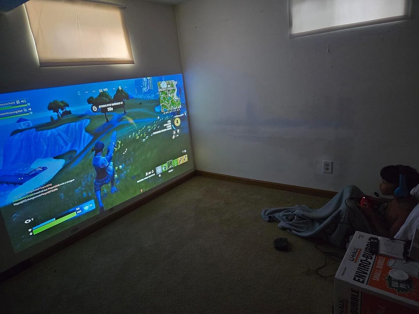 Customer photo review of Zoomly® Pro Max Smart Projector