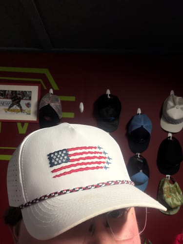 Customer photo review of USA Hat White