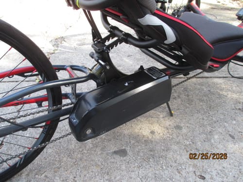 Customer photo review of ICE Configured Battery Mount - Suspended Trikes