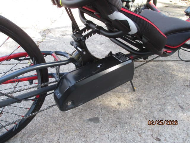 Customer photo review of ICE Configured Battery Mount - Suspended Trikes