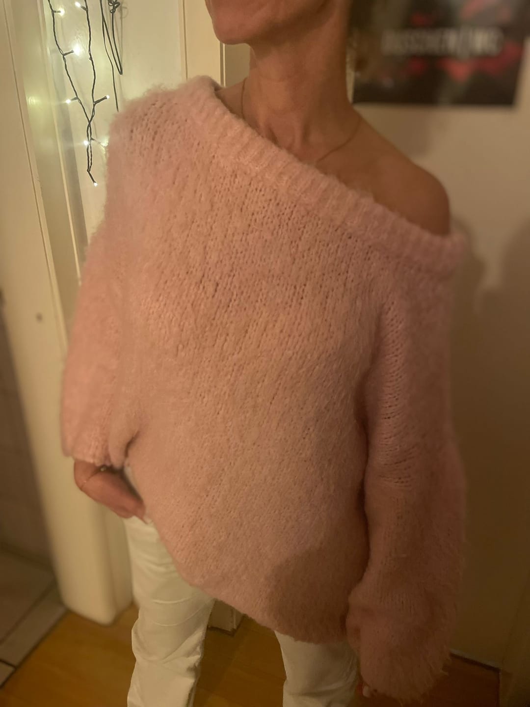 Customer photo review of Ultra-Soft Off-Shoulder Knit