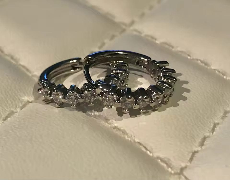 Customer photo review of Kaia Hoop Earrings