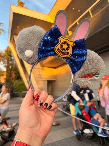 Customer photo review of Judy Cop Zootopia Mickey Ears
