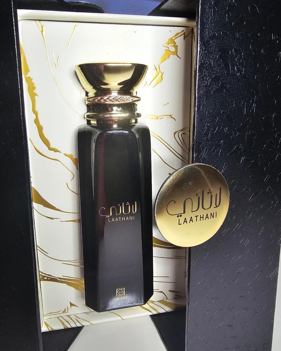 Customer photo review of Ahmed Al Maghribi Laathani Extrait de Parfum 80 ml