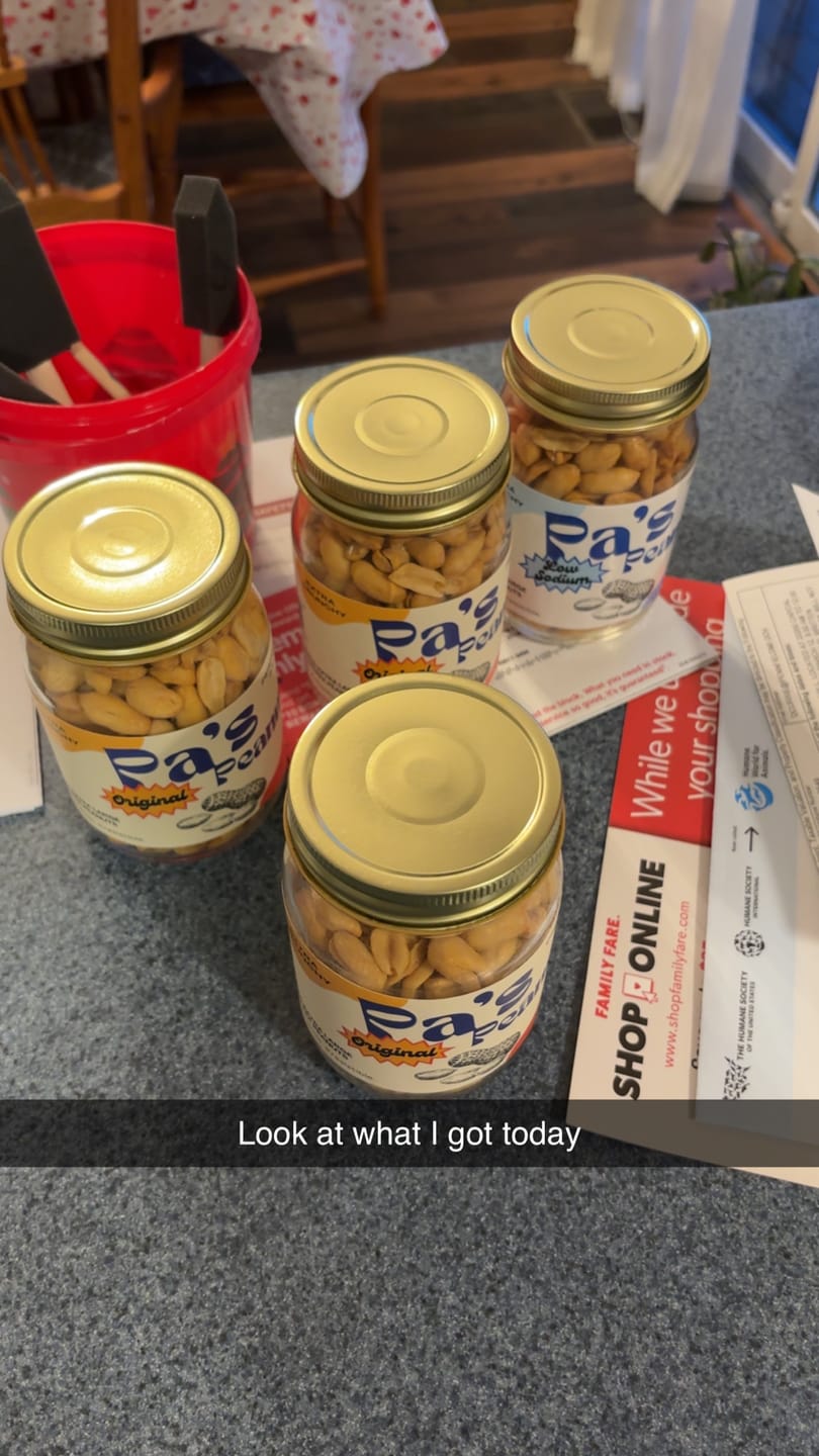 Customer photo review of Pa's Peanuts