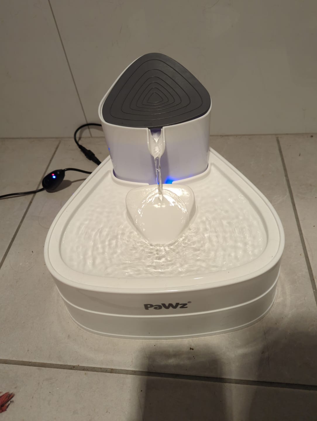 Customer photo review of Pet Water Fountain Dispenser 3L