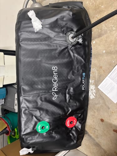Customer photo review of Regen8 PolarBarrel Cold Plunge Ice Bath with T2 Chiller Unit