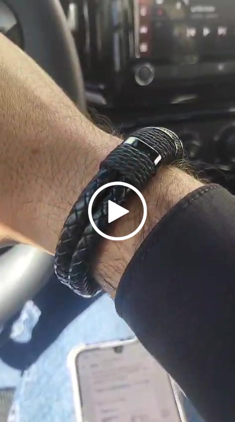 Customer video review of Pulsera Rope - Piel Natural