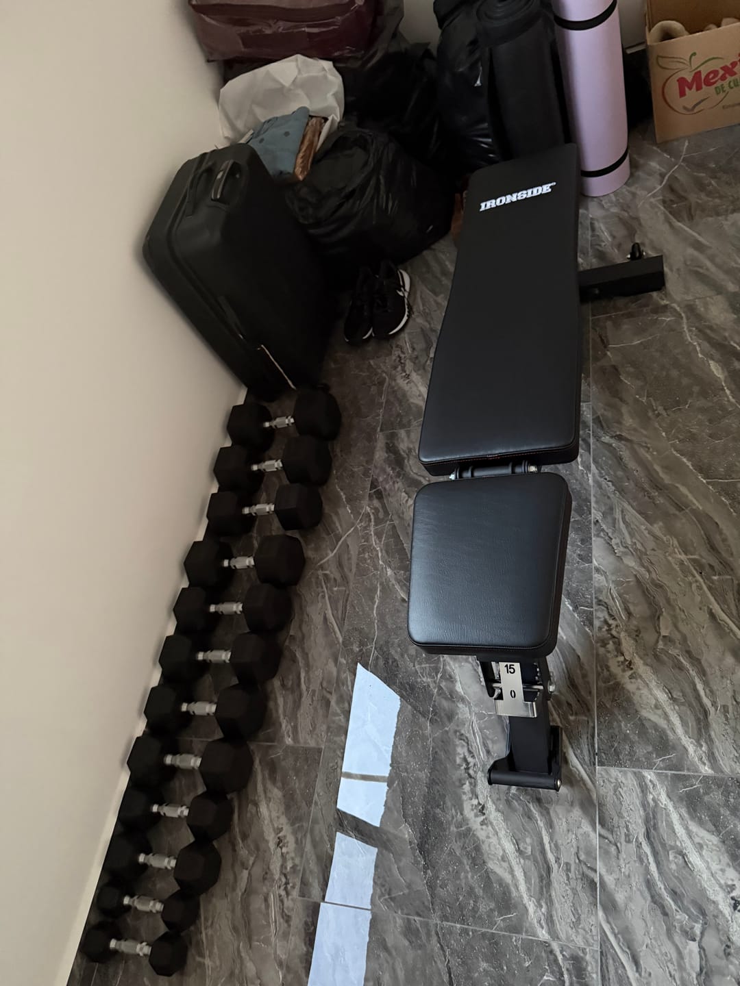 Customer photo review of Mancuerna Hexagonal 5 a 100 lb IRONSIDE (unidad)