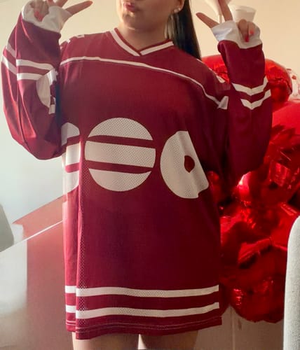 Customer photo review of BTS New Album Back Mesh Splicing Long Sleeved Gift For Army