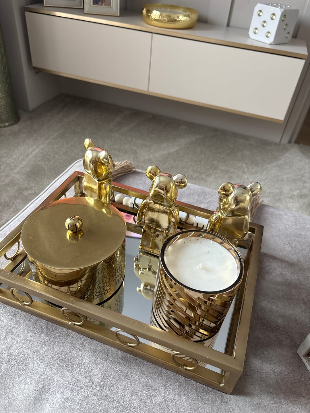 Customer photo review of Oro Floating TV Cabinet 135cm