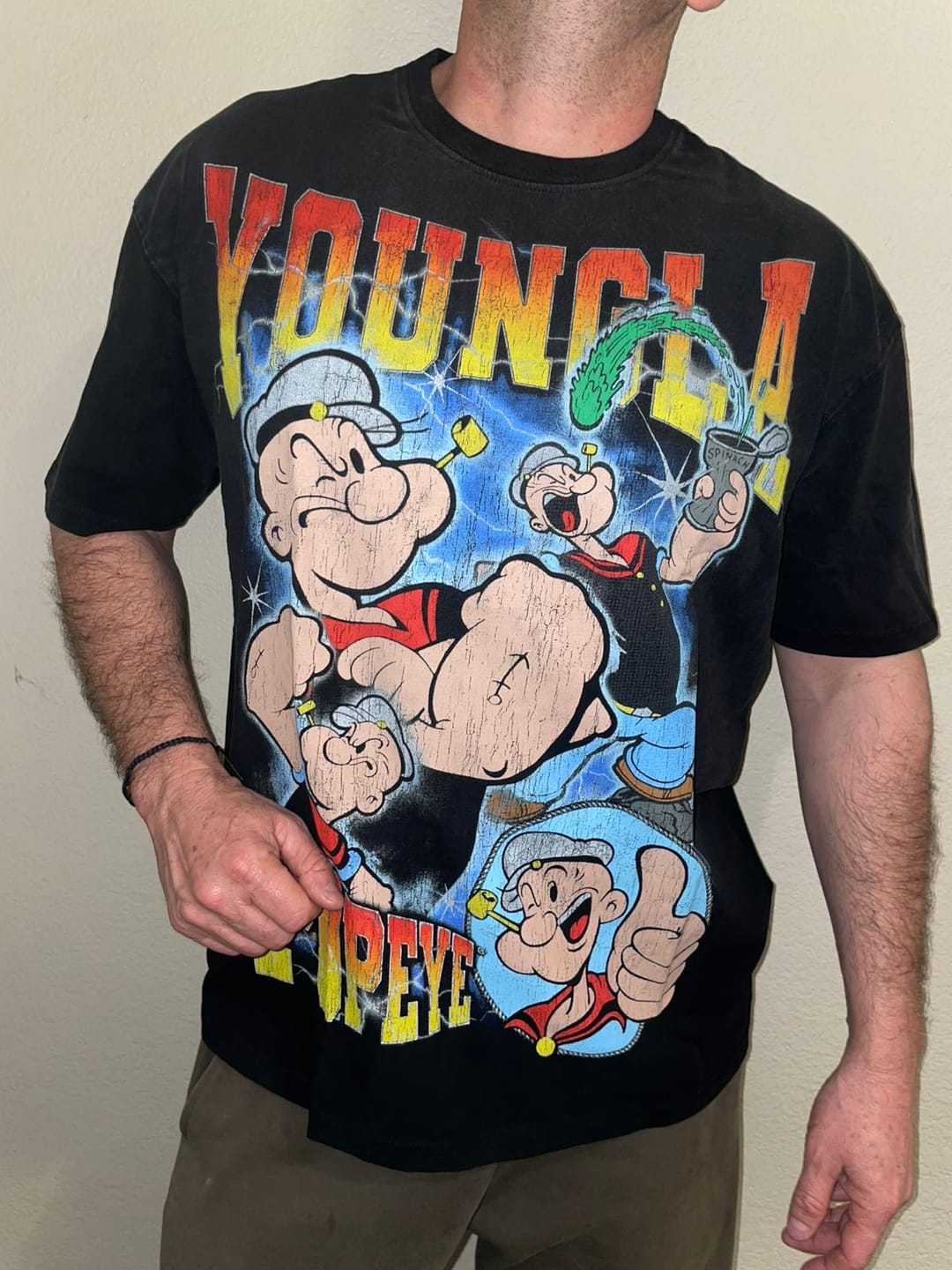 Customer photo review of 4011 - Popeye Flex Tees