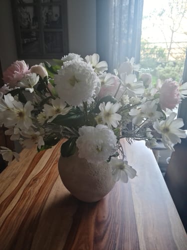 Customer photo review of Fleurs de Marguerite - Blanc (10 tiges)