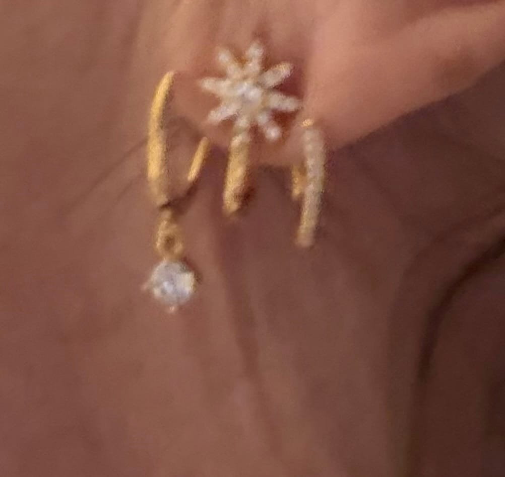 Customer photo review of Kathleen Earrings