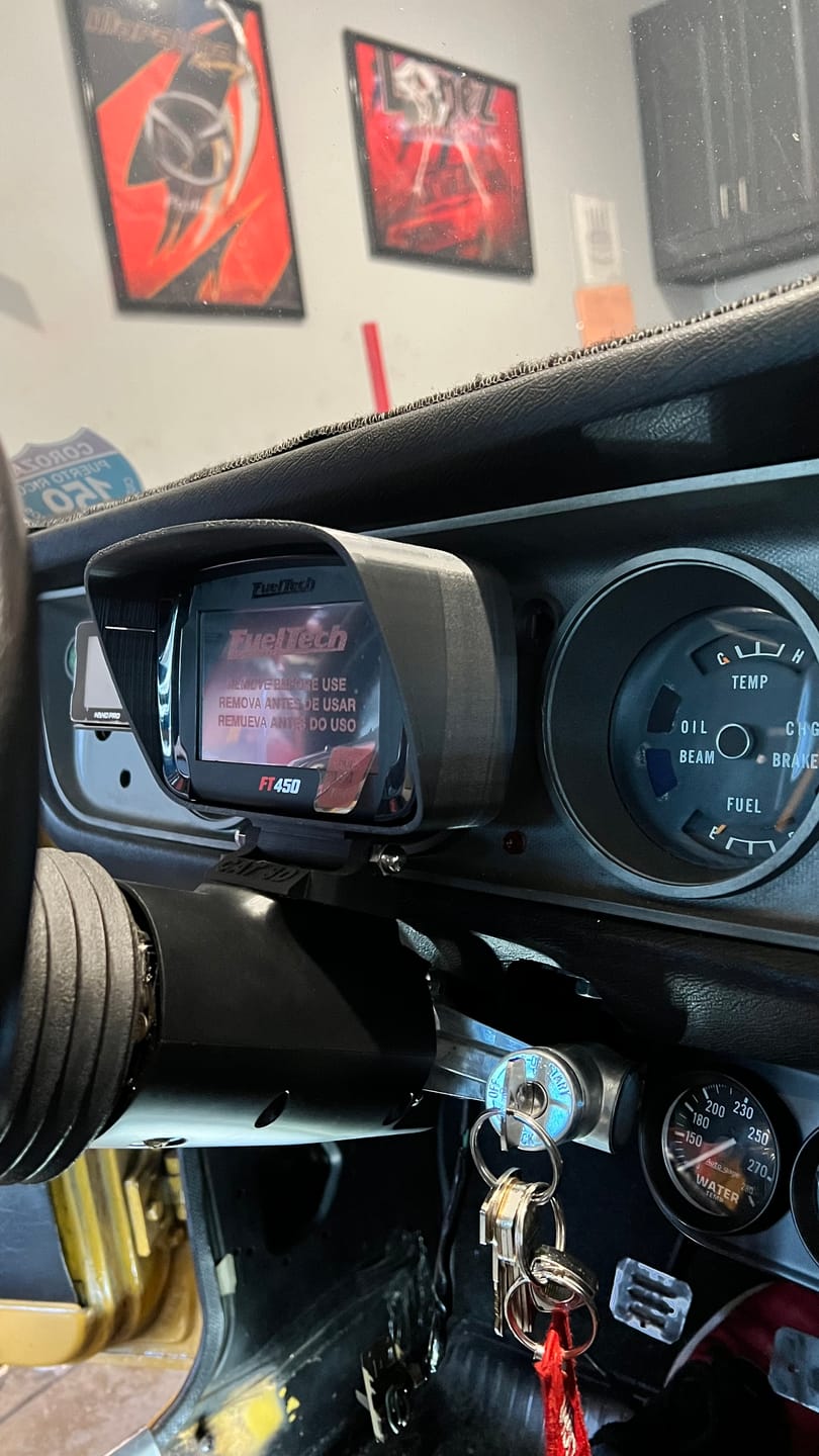 Customer photo review of Datsun 1200 Steering Column Covers LHD or RHD