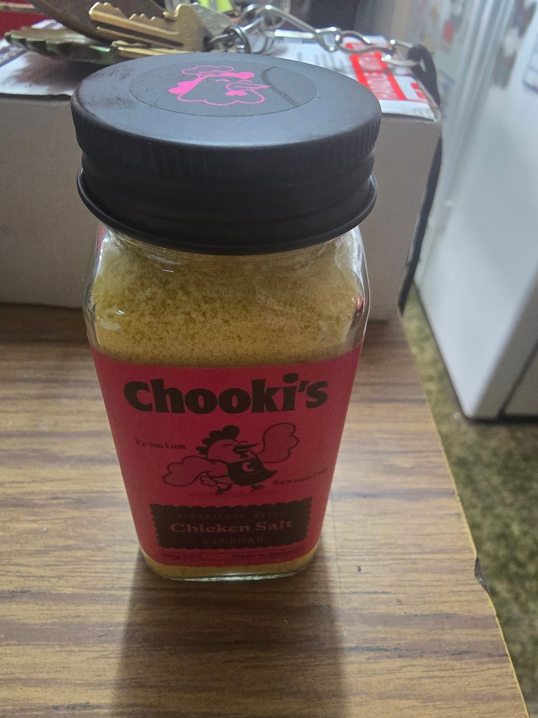 Customer photo review of Chooki's Vinegar Chicken Salt 100g
