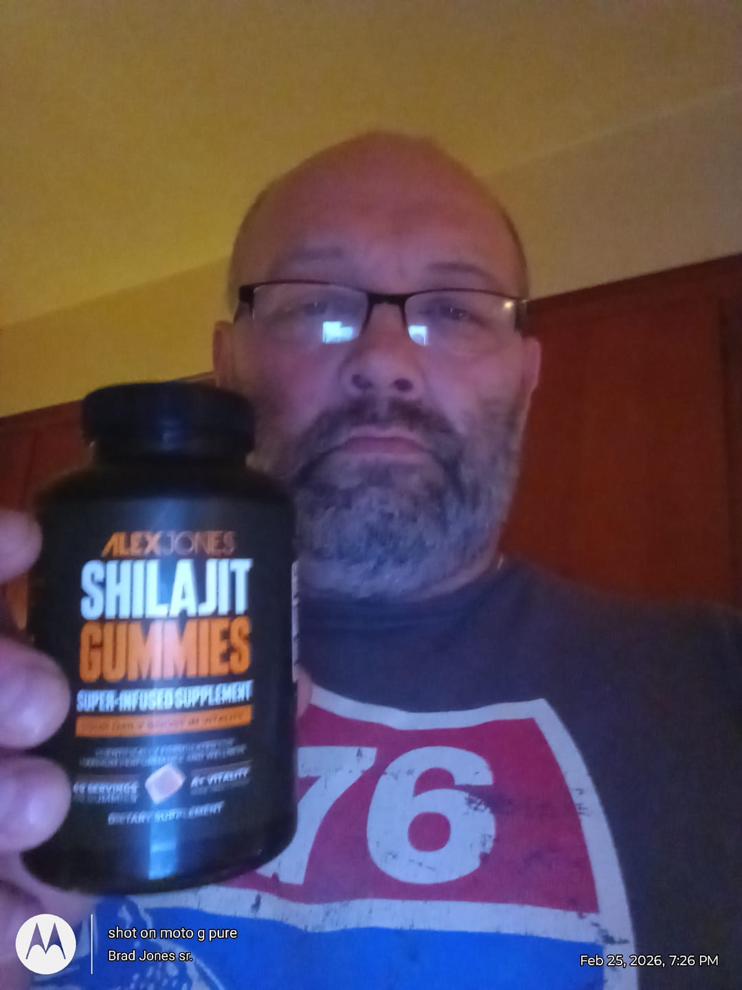 Customer photo review of Shilajit Gummies - Pineapple - Super-Infused Supplement (60 Gummies) (60 Servings)