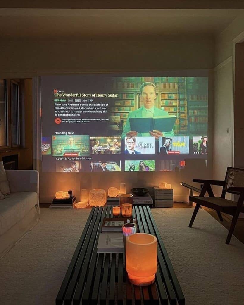 Customer photo review of Zoomly® Pro Max Smart Projector