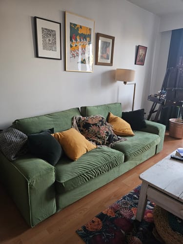 Customer photo review of Kivik 3 Seat Sofa Cover