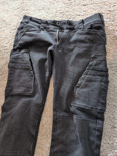 Customer photo review of FX-1 Slim Work Jeans Stonewashed Black