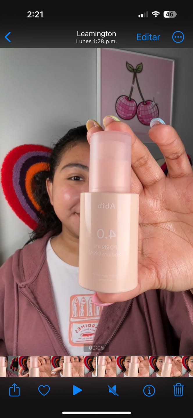 Customer photo review of PDRN glow serum 4.0 pump