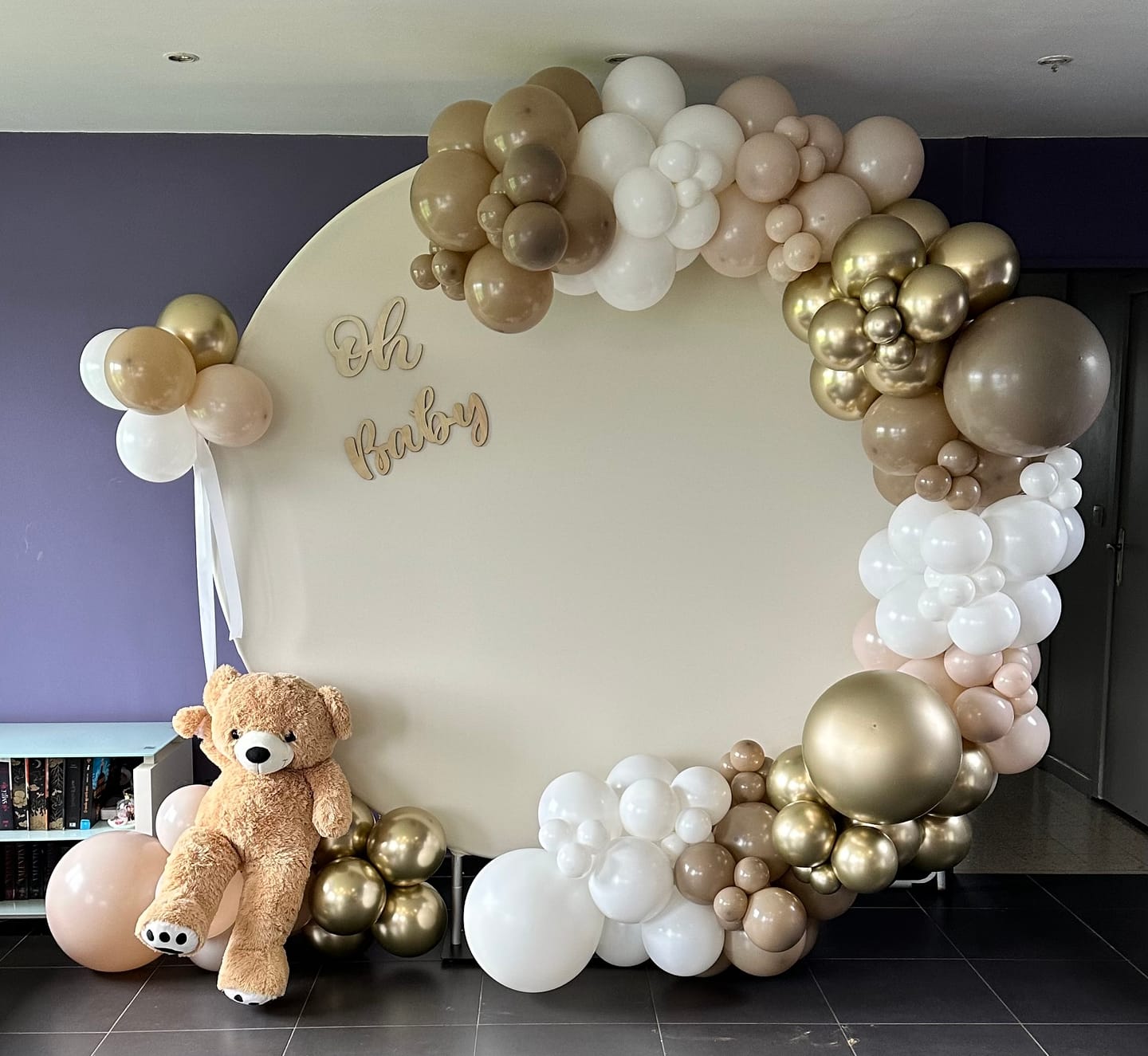 Customer photo review of Clips with The Arches to Attach the Balloon Garland