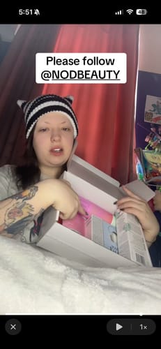 Customer photo review of Teen Mystery Beauty Box