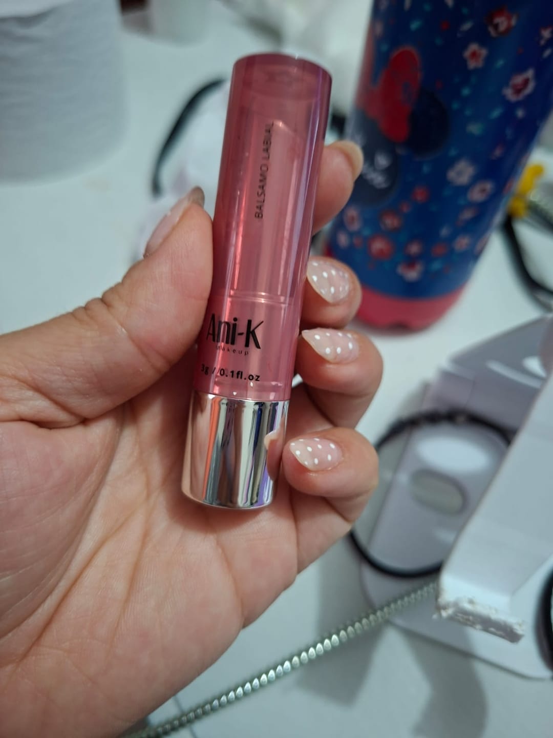 Customer photo review of Hidratante de Labios Lip Balm