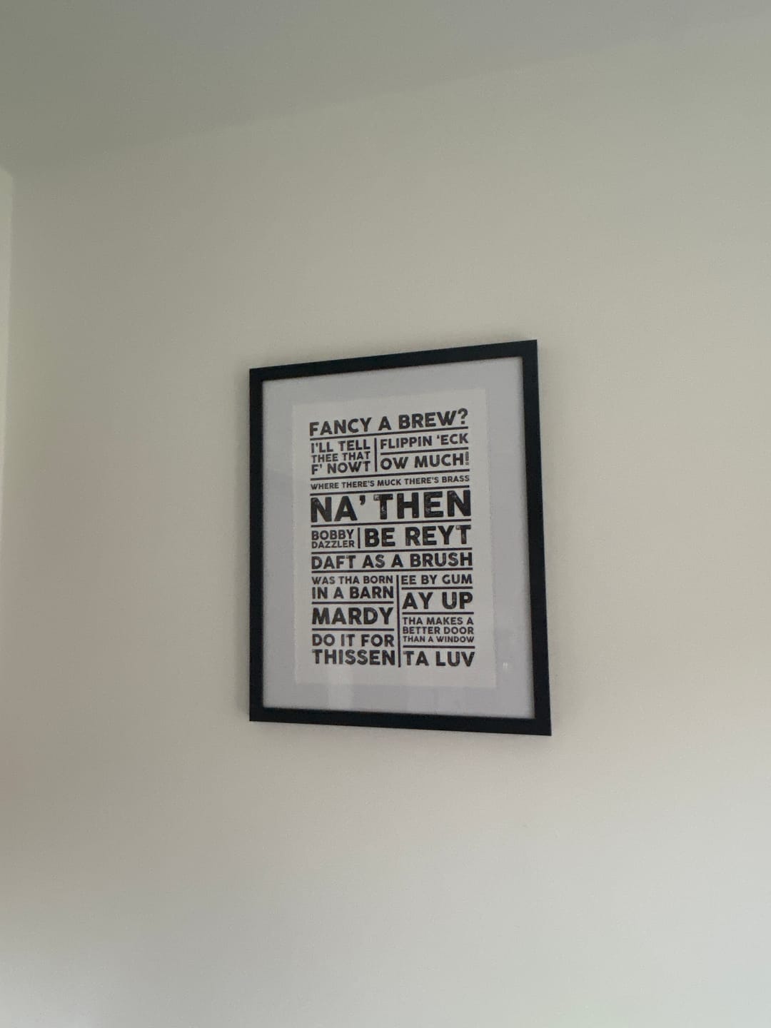 Customer photo review of Yorkshire Sayings - Print