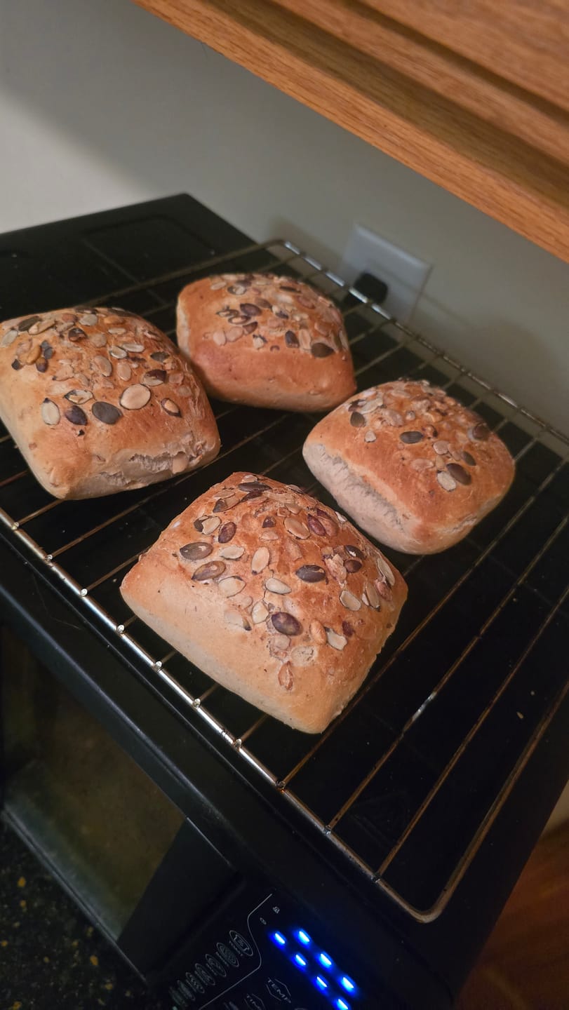 Customer photo review of Pumpkin Seed Rolls (5 pack)