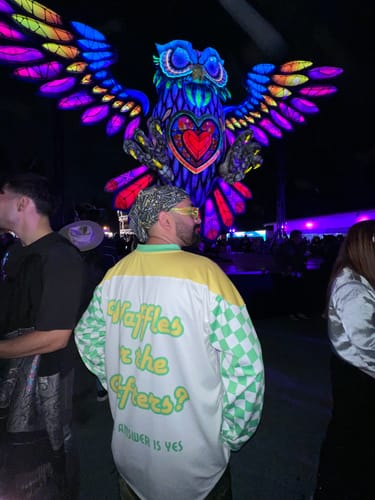 Customer photo review of After Party Breakfast Club Hockey Jersey