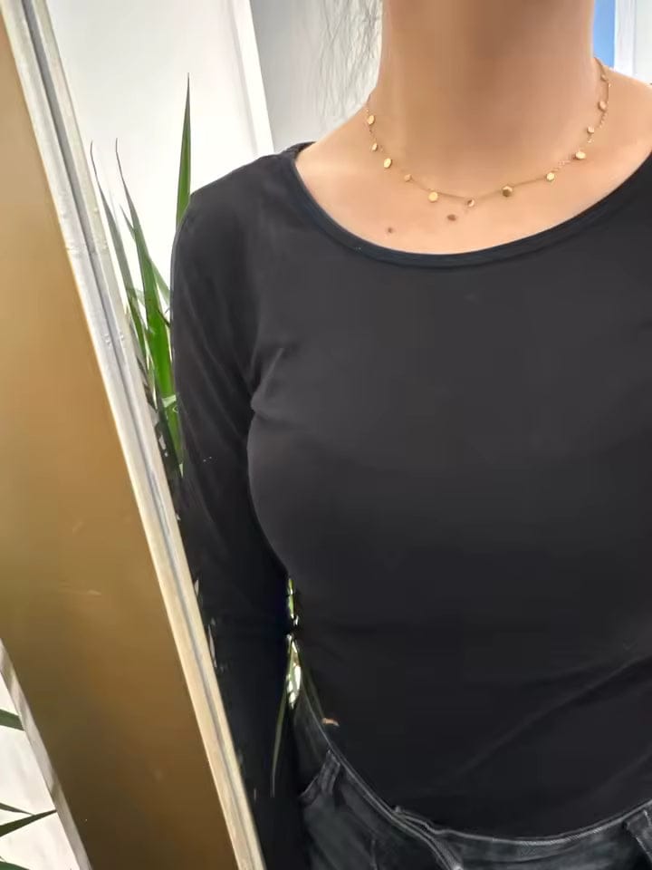 Customer photo review of Penny Charm Necklace