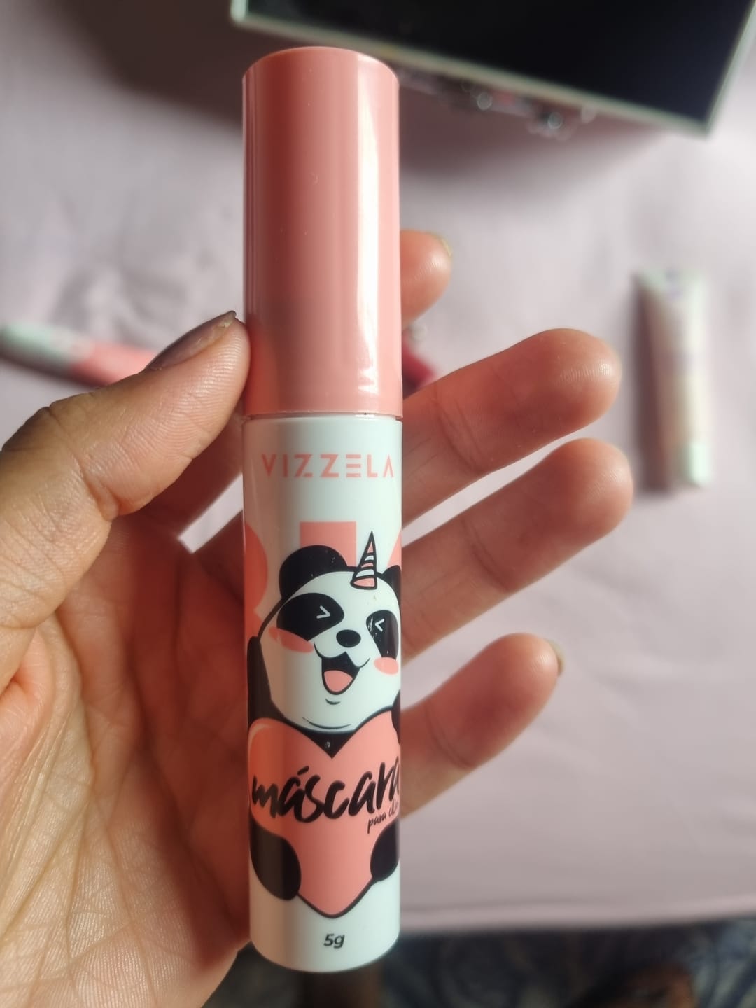 Customer photo review of Máscara Para Cílios Big No Panda Vizzela - Preta