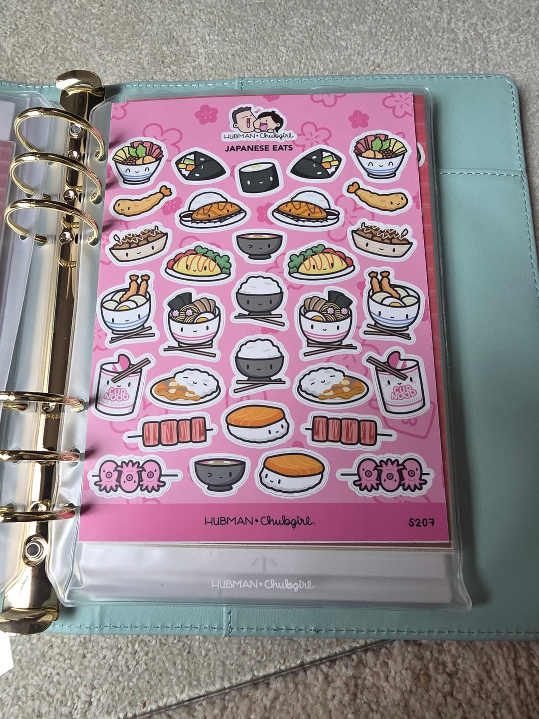 Customer photo review of Japanese Eats Sticker Sheet