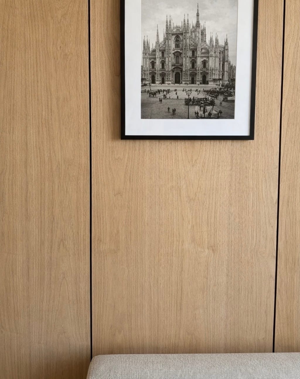 Customer photo review of Monolitico acustico in legno | Rovere Chiaro