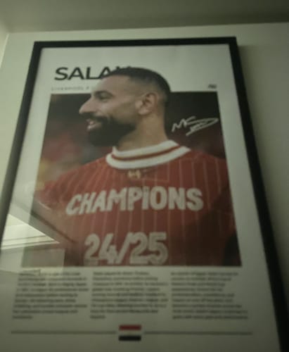 Customer photo review of Mohamed Salah