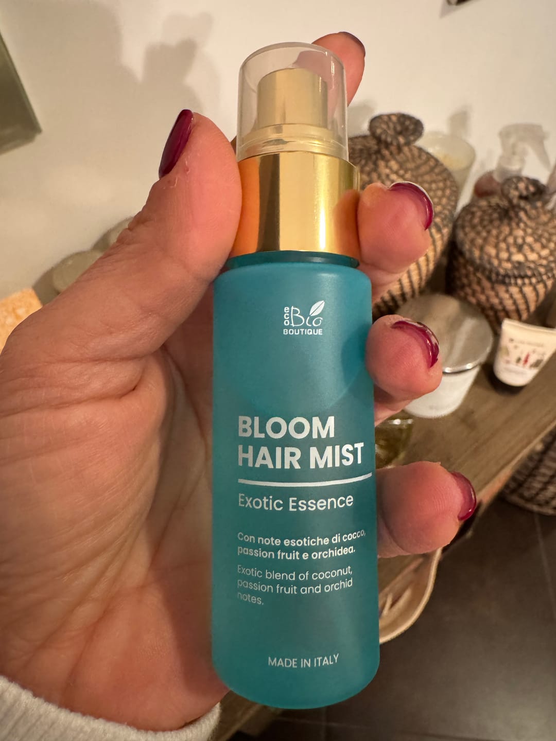 Customer photo review of Bloom Hair Mist