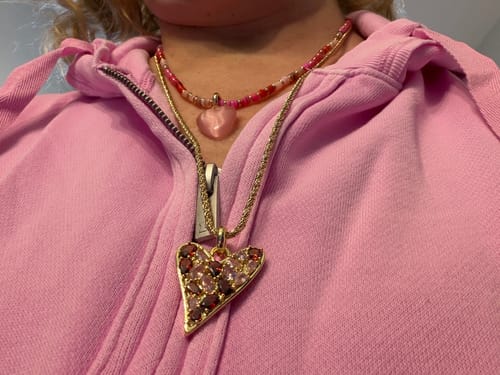Customer photo review of Rouge Heart Charm