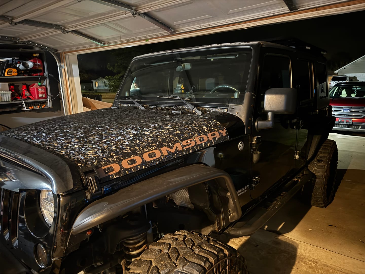 Customer photo review of Custom Hood Lettering | Set of 2