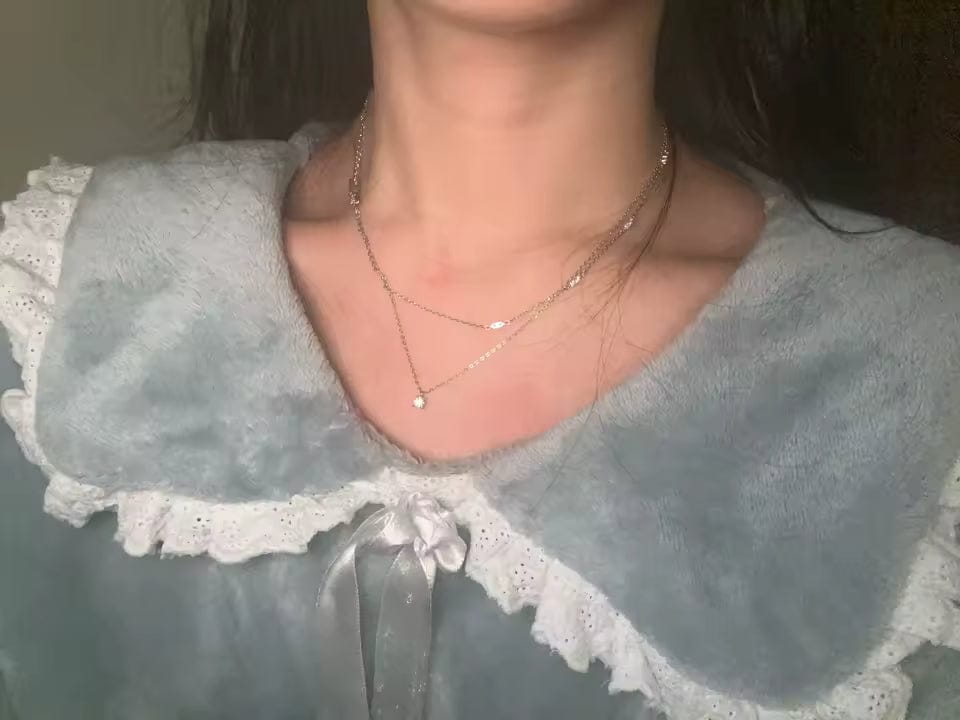 Customer photo review of Scarlett Spark Necklace