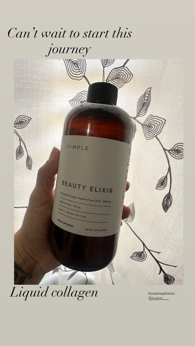 Customer photo review of Beauty Elixir - Liquid Collagen