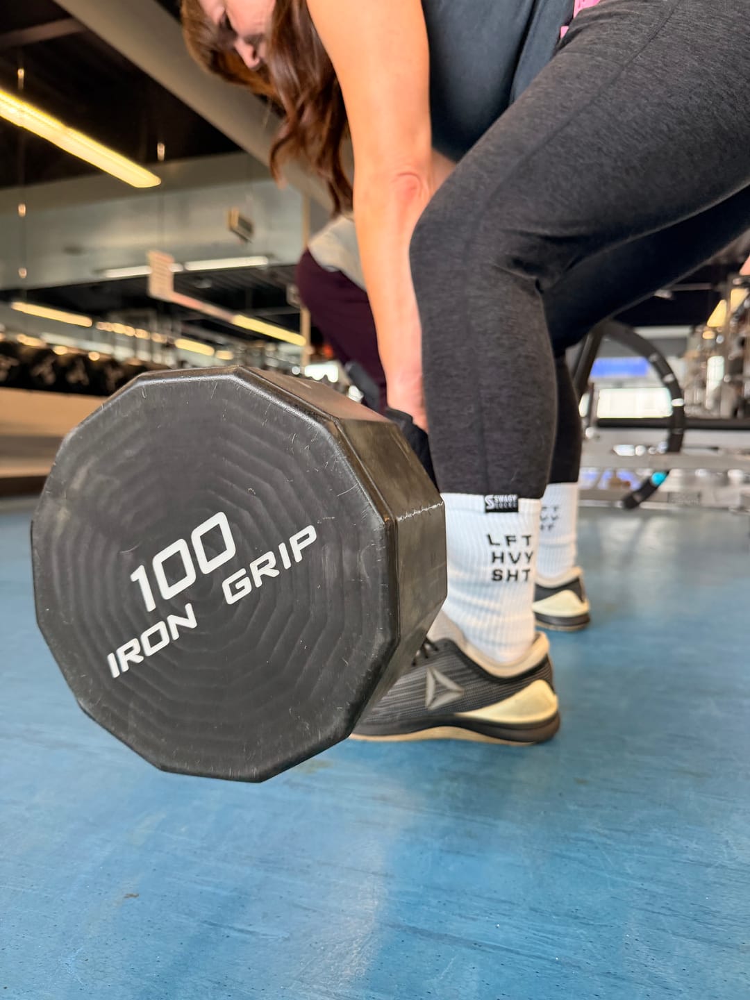Customer photo review of Pretty Girls Lift - Crew Workout Socks