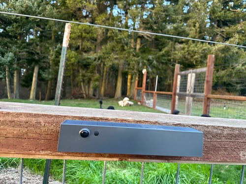 Customer photo review of Solar Wall Light with Motion Sensor