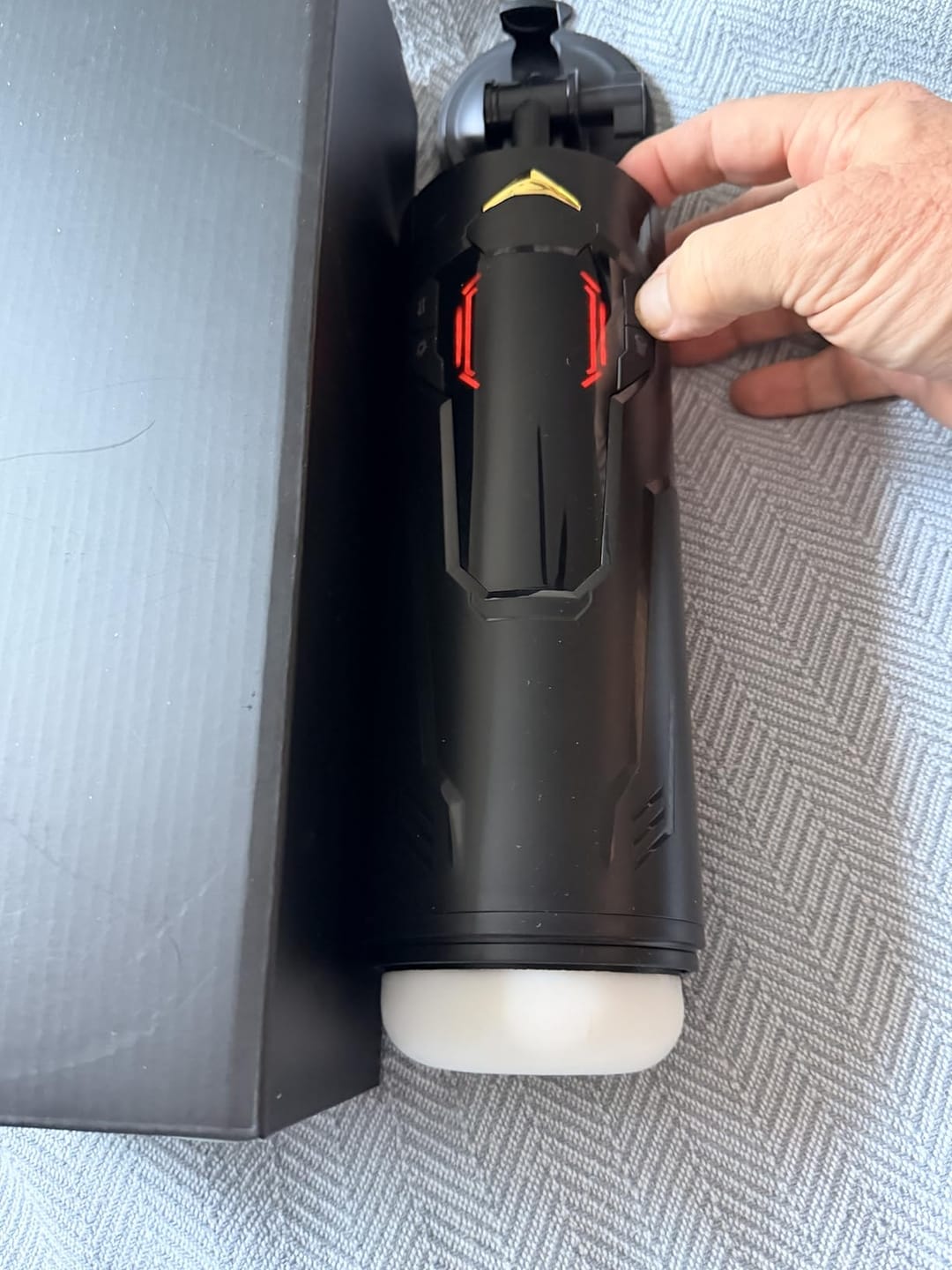 Customer photo review of 3-in-1 Automatic Masturbator - MARS (Thrust, Vibrate, Squeeze)