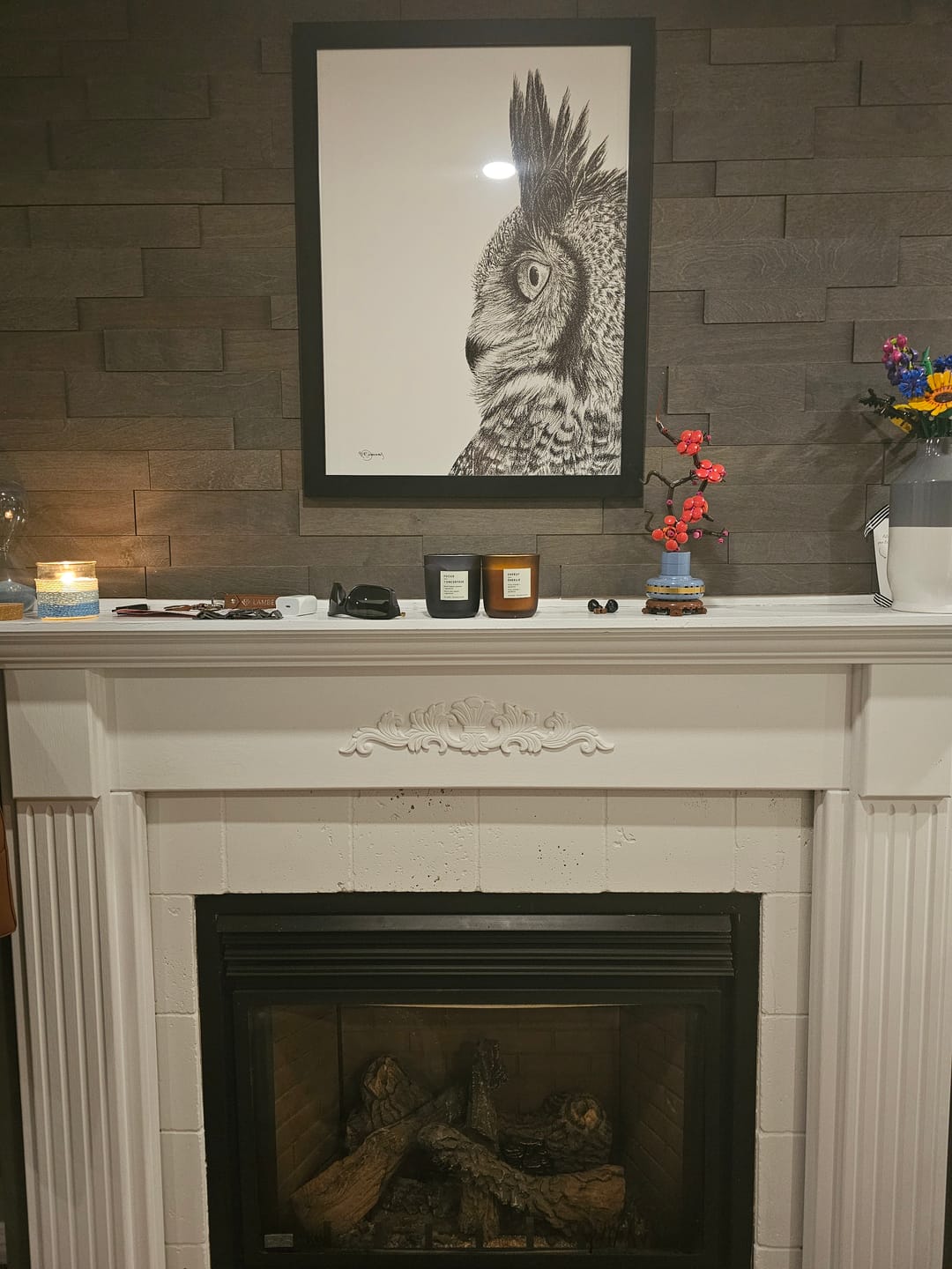 Customer photo review of Great horned owl