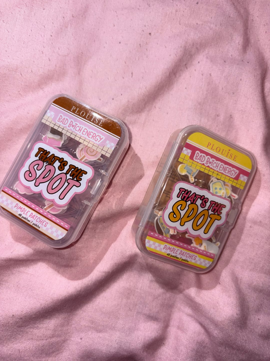 Customer photo review of P. Louise Bad Bitch That's The Spot Pimple Patches
