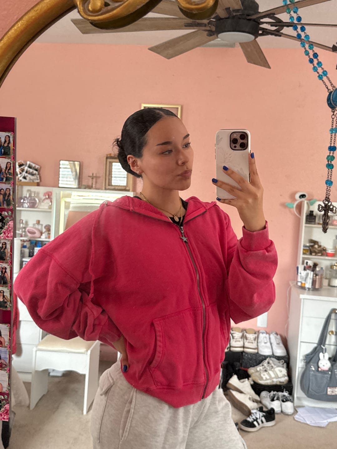 Customer photo review of W533 Flashback Zip Hoodie